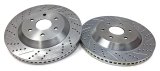 Baer Brakes Big Claw Brake Rotors for 2011-2018 1500, 2019-2024 1500 CLASSIC, 2006-2010 RAM - 2141019 Rotors, Claw, Cross-drilled and Slotted Surface, Iron, Zinc Plated, 15.00 in. O.D., Front, Dodge, Ram, Pair thumbnail 4