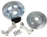 Baer Brakes Big Claw Brake Rotors for 2011-2018 1500, 2019-2024 1500 CLASSIC, 2006-2010 RAM - 2141019 Rotors, Claw, Cross-drilled and Slotted Surface, Iron, Zinc Plated, 15.00 in. O.D., Front, Dodge, Ram, Pair thumbnail 6