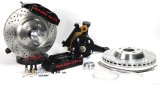 Baer Brakes Track4 Disc Brake Systems 4301406R Kits, Systems, Front, Cross-drilled/Slotted Rotors, 4-piston Red Powdercoated Calipers, Buick, Chevy, GMC, Pontiac, Kit thumbnail 2