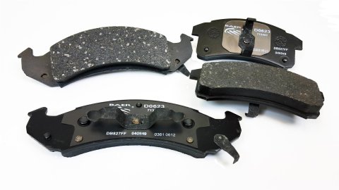 Baer Brakes Claw Ceramic Brake Pads D0623 Pads, Ceramic, Matrix, Front, Buick, Cadillac, Chevrolet, Oldsmobile, Pontiac, Set