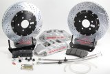Baer Brakes Claw Extreme+ Disc Brake Systems 4261274S Kits, Extreme Plus Systems, Front, Cross-drilled/Slotted Rotors, 6-piston Silver Powdercoated Calipers, Ford, Kit thumbnail 1