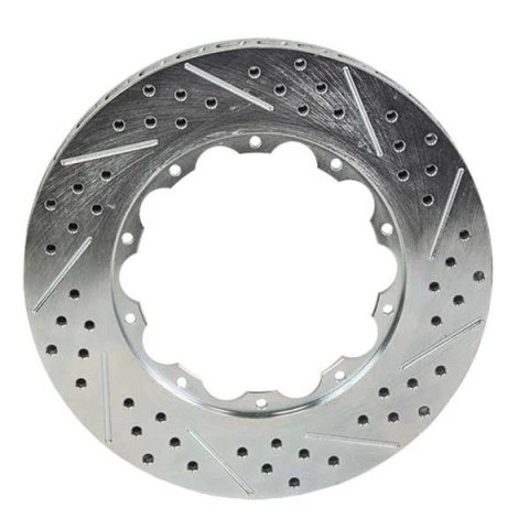 Baer Brakes Replacement Brake Rotors 6910354 Rotor, Vented, Cross-Drilled/Slotted, 11.00 in. Diameter, 1.020 in. Thick, Iron, Zinc plated, Each