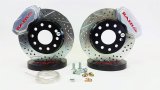 Baer Brakes SS4+ Deep Stage Drag Race Disc Brake Kits 4301454C Kit, Stage, Front, 4-Piston Caliper, Clear Powdercoated, Drilled/Slotted, Chevrolet, Pontiac, Kit thumbnail 2