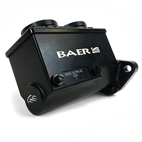Baer Brakes Remaster Master Cylinders 6801273RP Cylinder, Remaster, Billet Aluminum, Black Anodized, 1.000 in. Bore, Passenger Side Ports, Each thumbnail 2