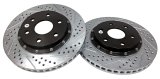 Baer Brakes EradiSpeed+ 1 Brake Rotors 2301028 Rotor, EradiSpeed-Plus 2, Cross-Drilled, Slotted, Iron, Zinc Plated, Front, Chevy, GMC, Pickup, SUV, Pair thumbnail 3