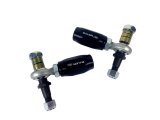 Baer Brakes Tracker Tie Rod Ends 3261004 Bump Steer Adjusters, Aluminum Sleeve, Black, Adjustable, Ford, Kit thumbnail 1
