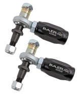 Baer Brakes Tracker Tie Rod Ends 3261004 Bump Steer Adjusters, Aluminum Sleeve, Black, Adjustable, Ford, Kit thumbnail 3