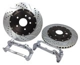 Baer Brakes EradiSpeed+ 1 Brake Rotors 2301053 Rotor, EradiSpeed-Plus 2, Drilled, Slotted, Iron, Zinc Plated, Front, Cadillac, Chevy, Pair thumbnail 1