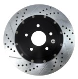 Baer Brakes EradiSpeed+ 1 Brake Rotors 2301053 Rotor, EradiSpeed-Plus 2, Drilled, Slotted, Iron, Zinc Plated, Front, Cadillac, Chevy, Pair thumbnail 3