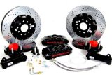 Baer Brakes Claw Pro+ Disc Brake Systems 4261214B Brakes, Pro-Plus, Front, Cross-Drilled/Slotted Rotors, 6-Piston Calipers, Black, Ford, Kit thumbnail 2
