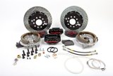 Baer Brakes SS4+ Disc Brake Systems 4302334B Kit, SS4+, Rear, Cross-drilled/Slotted Rotors, 4-piston Black Powdercoated Calipers, GM, Kit thumbnail 1