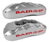 Baer Brakes SS4+ Disc Brake Systems 4302338S Kit, SS4+, Rear, Cross-drilled/Slotted Rotors, 4-piston Silver Powdercoated Calipers, Buick, Chevy, GMC, Oldsmobile, Pontiac, Kit thumbnail 3