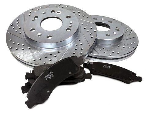 Baer Disc Brake Systems - Rotor and Pad Combos for 2008-2018 SEQUOIA, 2007-2018 TUNDRA 31483-1304 Rotor/Pad Combo,Rear