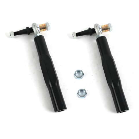 Baer Brakes Tracker Tie Rod Ends 3301010 Bump Steer Adjusters, Aluminum Sleeve, Black, Adjustable, GM, Kit