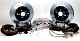 Baer Brakes Claw Extreme+ Disc Brake Systems 4262153S Brakes, Extreme+, Rear, Cross-drilled/Slotted Rotors, 6-piston Silver Calipers, Ford, Kit thumbnail 1