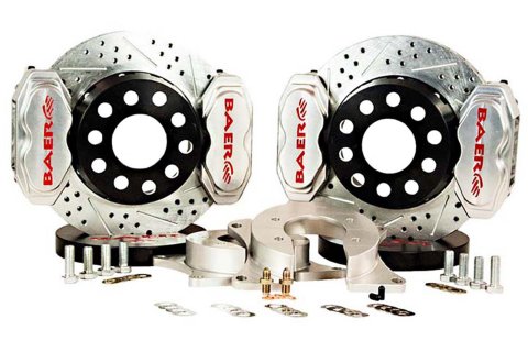Baer Brakes SS4+ Deep Stage Dual Staging Disc Brake Kits 4262266C Brakes, Staging, Rear, Rotors, 4-piston Calipers, Ford, Kit