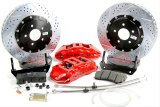 Baer Brakes Claw Extreme+ Disc Brake Systems 4302421S Kit, Extreme+, Rear, Cross-drilled/Slotted Rotors, 6-piston Silver Powdercoated Calipers, Cadillac, Chevy, GMC, Kit thumbnail 1