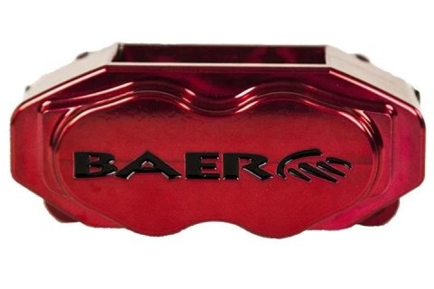 Baer Brakes SS4+ Disc Brake Systems 4262695FR Kit, Rear, Drag Race, 11.62 in. Dia,, 4 Piston, Fire Red Powdercoated, Kit