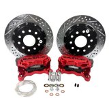 Baer Brakes SS4+ Disc Brake Systems 4262695FR Kit, Rear, Drag Race, 11.62 in. Dia,, 4 Piston, Fire Red Powdercoated, Kit thumbnail 2