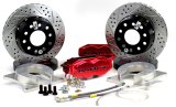 Baer Brakes SS4+ Disc Brake Systems 4262695FR Kit, Rear, Drag Race, 11.62 in. Dia,, 4 Piston, Fire Red Powdercoated, Kit thumbnail 3