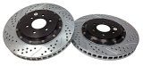 Baer Brakes EradiSpeed+ Brake Rotors 2142006 Rotor, EradiSpeed-Plus, Cross-Drilled, Slotted, Iron, Zinc Plated, Rear, Dodge, Viper, Pair thumbnail 3