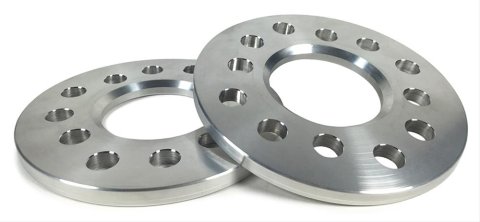 Baer Brakes 0.125 inch Wheel Spacers 2000043 Spacers, in. Thickness, Steel, 3.06 in. Center Bore Diameter, 5 x 127mm/139.70mm Bolt Circle, Pair thumbnail 2
