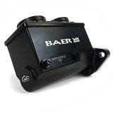 Baer Brakes Remaster Master Cylinders 6801298LP Cylinder, Remaster, Billet Aluminum, Black Anodized, 0.937 in. Bore, Driver Side Ports, Mopar, Each thumbnail 1