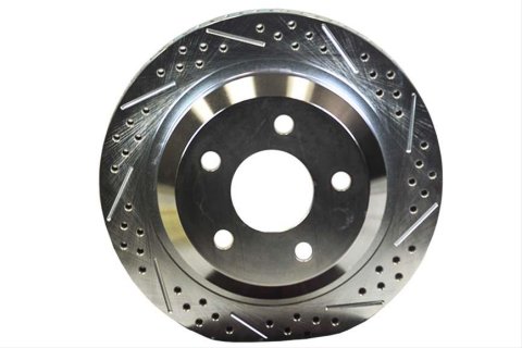 Baer Brakes Replacement Brake Rotors 6920150 Rotor, Vented, Cross-Drilled/Slotted, 12.00 in. Diameter, 0.810 in. Thick, Iron, Zinc plated, Each thumbnail 1