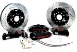 Baer Brakes Claw Pro+ Disc Brake Systems for 1979-2004 MUSTANG - 4261209B Brakes, Pro-Plus, Front, Cross-Drilled/Slotted Rotors, 6-Piston Calipers, Black, Ford, Kit thumbnail 1