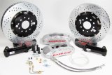 Baer Brakes Claw Pro+ Disc Brake Systems 4301436S Kits, Pro Plus Systems, Front, Cross-drilled/Slotted Rotors, 6-piston Silver Powdercoated Calipers, Chevrolet, Kit thumbnail 2