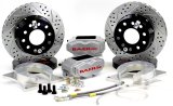 Baer Brakes SS4+ Disc Brake Systems 4012000S Kit, SS4+, Rear, Cross-drilled/Slotted Rotors, 4-piston Silver Powdercoated Calipers, Scion, Subaru, Toyota, Kit thumbnail 1