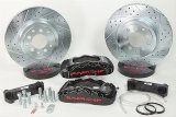 Baer Brakes Pro Brake Kits 4401000B Disc Kit, Pro, Front, Cross-drilled/Slotted Rotors, 6-piston Black Powdercoated Calipers, Jeep, Kit thumbnail 2