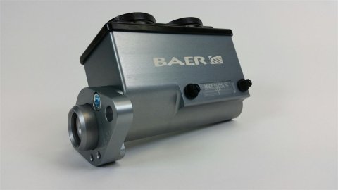 Baer Brakes Remaster Master Cylinders 6801268RP Cylinder, Remaster, Billet Aluminum, Polished, 1.125 in. Bore, Passenger Side Ports, Each
