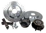 Baer Brakes Big Claw Brake Rotors for 2004-2010 F-150 - 2261029 Rotor, Claw, Cross-Drilled, Slotted, Iron, Zinc Plated, Front, Ford, Pair thumbnail 4
