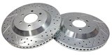 Baer Brakes Big Claw Brake Rotors for 2004-2010 F-150 - 2261029 Rotor, Claw, Cross-Drilled, Slotted, Iron, Zinc Plated, Front, Ford, Pair thumbnail 5