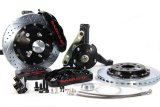Baer Brakes Claw Pro+ Disc Brake Systems 4301362B Kits, Pro Plus Systems, Front, Cross-drilled/Slotted Rotors, 6-piston Black Powdercoated Calipers, Chevy, 5.7L LT, Kit thumbnail 1