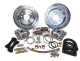 Baer Brakes Iron-Sport Disc Brake Kits 4302134 Brakes, Sport, Rear, Cross-Drilled/Slotted Rotors, 1-Piston Black Calipers, Chevy, 10-Bolt, 12-Bolt, Kit thumbnail 3