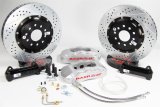 Baer Brakes Claw Pro+ Disc Brake Systems 4301344S Brakes, Pro Plus, Front, Cross-drilled/Slotted Surface Rotors, 6-piston Silver Calipers, Chevy, Corvette, Kit thumbnail 1