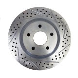 Baer Brakes Replacement Brake Rotors 6919633 Rotor, Replacement, Vented, 3.065 in. Center, Cross-Drilled/Slotted, 12.00 in. OD, 5 x 4.75 in., Iron, Zinc Plated, 1-Piece, Left, Each thumbnail 1