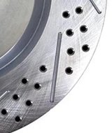 Baer Brakes Replacement Brake Rotors 6911227 Rotor, Replacement, Vented, 3.055 in. Center, Cross-Drilled/Slotted, 12.00 in. OD, 5 x 5.00 in., Iron, Zinc Plated, 1-Piece, Left, Each thumbnail 4