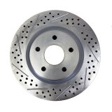 Baer Brakes Replacement Brake Rotors 6929496 Rotor, Replacement, Vented, 3.089 in. Center, Cross-Drilled/Slotted, 13.00 in. OD, 5 x 5.00 in., Iron, Zinc Plated, 1-Piece, Right, Each thumbnail 1
