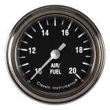 Classic Instruments Hot Rod Series Gauges HR194SLF Gauges, Series, Air/Fuel Ratio - Wideband, 10:1-20:1 Range, Analog, Electrical, 2 1/8 in., Black Face, White Numbers, M18 x 1.5 Thread, Each thumbnail 2