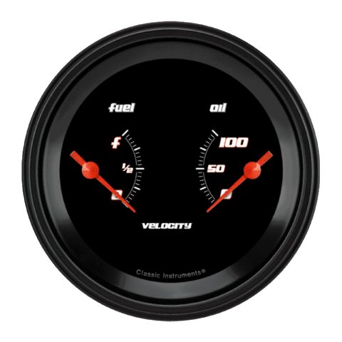 Classic Instruments Gauge Kits and Instrument Clusters VS72BBLF