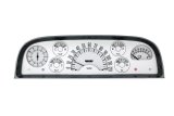 Classic Instruments 1960-63 Chevy Truck Package Gauge Sets CT60W Gauges, Original Styled, Speedometer, Tachometer, Water Temperature, Fuel Level, White Face, Analog, Chevrolet, Set thumbnail 2