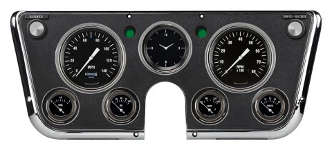 Classic Instruments 1967-72 Chevy Truck Package Gauge Sets CT67DHR-LS Gauges, Hot Rod, Direct Fit, Display Gauge, Chevy/GMC, Truck, 1967-1972, LS Swap, Speedometer, Tach, Fuel, Volt, Oil Pressure, Water Temp, Kit
