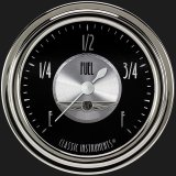 Classic Instruments All-American Tradition Series Gauges AT309SLC Gauge, Analog, Series, Fuel Level, Empty-Full, 2 5/8 in. Diameter, Black Face, Full Sweep, Each thumbnail 1