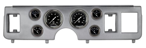 Classic Instruments 1979-86 Ford Mustang Package Gauge Sets CDMU79HR01BA Kit, Hot Rod Series, Short Sweep, Direct-Fit w/ Brushed Aluminum Insert, Ford, 1979-1986 Mustang, Kit