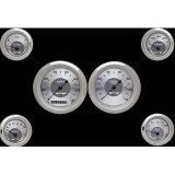 Classic Instruments All-American Series Gauge Sets AW01SRC Gauges, Analog, Fuel Level, Oil Pressure, Speedometer, Tachometer, Voltmeter, Water Temp, Kit thumbnail 1