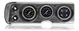 Classic Instruments 1964-65 Chevelle Package Gauge Sets CV64HR Gauges, Hot Rod Style, Speedometer, Tach, Water Temperature, Fuel Level, Black Face, Analog, Chevy, Kit thumbnail 1