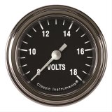 Classic Instruments Hot Rod Series Gauges HR130SLF Volt Gauge, HOT ROD 2" VOLT FULL SWEEP thumbnail 1
